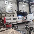 []在位出售一台台湾进鸿2215龙门加工中心 两线一硬.日本三菱M80系统 主轴BT50.