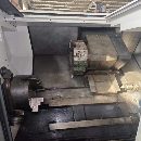 []2013年韩国威亚L300C数控车床，91孔主轴回转直径750mm.